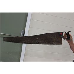 One Man Cross Cut Saw with Cast Handle