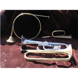 Brass & Chrome Horn Instruments (choice)