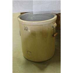 #10 Medalta Pottery, Redcliff, Alberta - Crock - without Lid