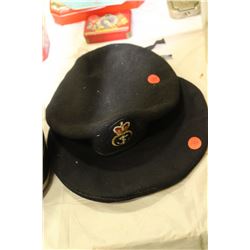 2 Berets, Railroad Hat, Hat & Navy Emblem - one money