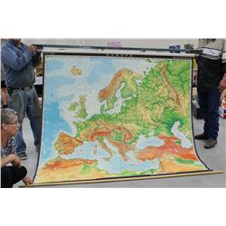 Full Pull Down School Map