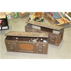 2 Military Ammo Boxes (choice)