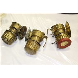3 Miner's Lamps (choice)