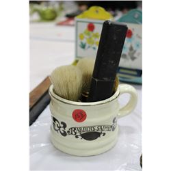 Shaving Brushes, Razor & Shaving Cup - 1 money