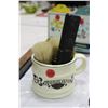 Image 1 : Shaving Brushes, Razor & Shaving Cup - 1 money