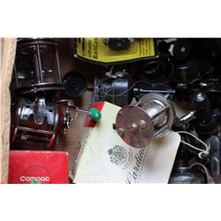 Box of Assorted Fishing Reels