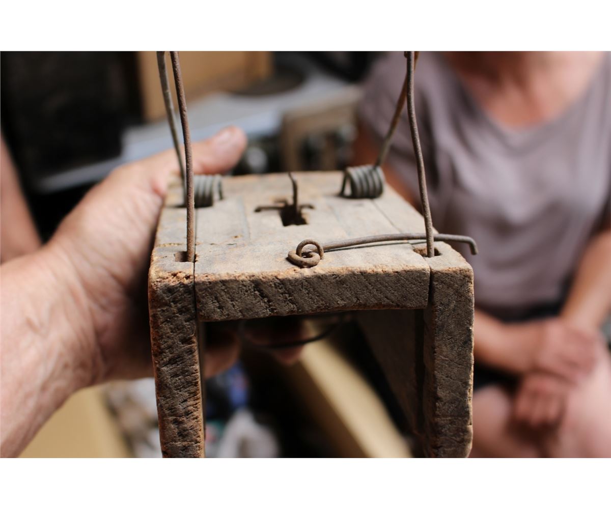 Large Wooden Gopher Trap