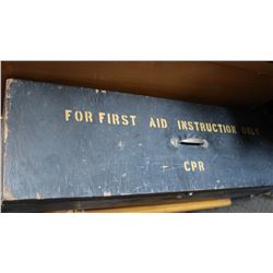 CPR First Aid Instruction Box