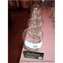 LOT: DRINKING GLASSES 6X MONEY