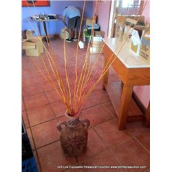 DECORATIVE VASE W/ BRANCHES