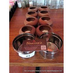 LOT: CANDLE HOLDERS 10X MONEY