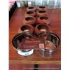 Image 1 : LOT: CANDLE HOLDERS 10X MONEY