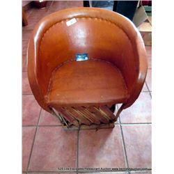 IMPORTED AUTHENTIC HAND CRAFTED EQUIPALES CHAIR