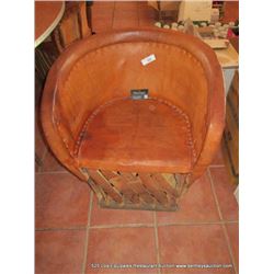 IMPORTED AUTHENTIC HAND CRAFTED EQUIPALES CHAIR