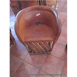 IMPORTED AUTHENTIC HAND CRAFTED EQUIPALES CHAIR