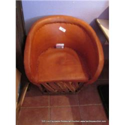 IMPORTED AUTHENTIC HAND CRAFTED EQUIPALES CHAIR