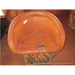 IMPORTED AUTHENTIC HAND CRAFTED EQUIPALES CHAIR