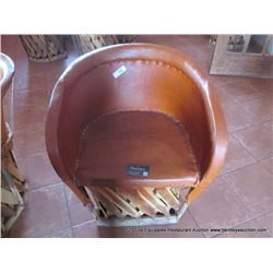 IMPORTED AUTHENTIC HAND CRAFTED EQUIPALES CHAIR