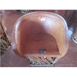 IMPORTED AUTHENTIC HAND CRAFTED EQUIPALES CHAIR