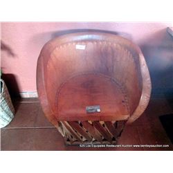 IMPORTED AUTHENTIC HAND CRAFTED EQUIPALES CHAIR