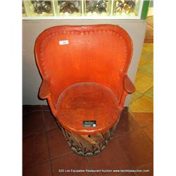 IMPORTED AUTHENTIC HAND CRAFTED EQUIPALES CHAIR