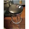Image 1 : LEATHER & METAL STOOL