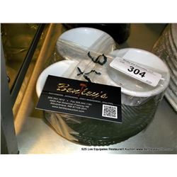 LOT: PORTION CUPS, DISHES 6X MONEY