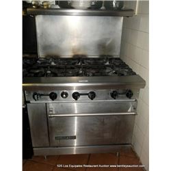 AMERICAN RANGE STOVE W/ OVEN, 6 BURNERS