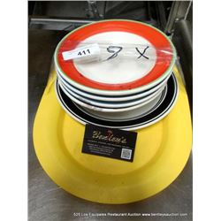 LOT: BOWLS, PLATTER 6X MONEY