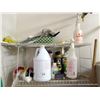 Image 1 : CLEANING PRODUCTS W/ WIRE SHELF