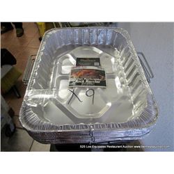 LOT: FOIL COOKING PANS 9X MONEY