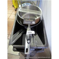 LOT: COOKING PAN, FRYING PAN 2X MONEY