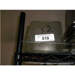 LOT: PLASTIC FOOD CONTAINERS 2X MONEY