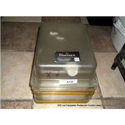 LOT: PLASTIC FOOD PAND 7X MONEY