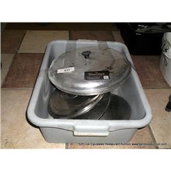 BIN: METAL POT LIDS