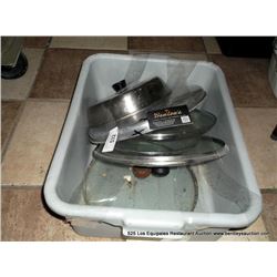 BIN: METAL POT LIDS