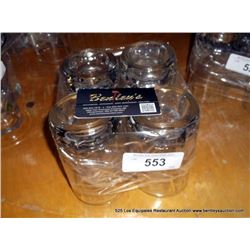 LOT: BEER GLASSES 4X MONEY
