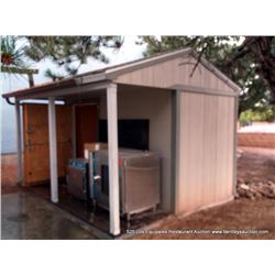 10' X 10' X 12' STORAGE SHED