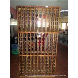 WOODEN WINE RACK