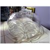 Image 1 : LOT: GLASS CAKE COVER