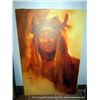 Image 1 : D-JOHNSON "INDIAN" PAINTING 36"X24"