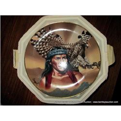 SPIRIT OF THE GREAT HAWK FINE PORCELAIN PLATE JC4513