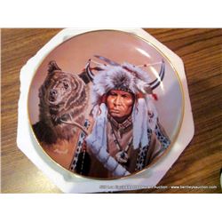 SPIRIT OF THE GREAT BEAR FINE PORCELAIN PLATE HA2483
