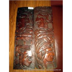 ENGRAVED PICTURE ON WOOD 2X MONEY