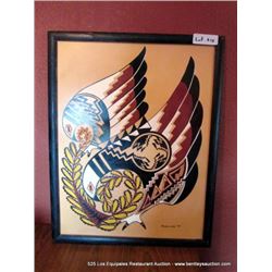 R SERVILLEN PAINTED FRAME 8"X6"