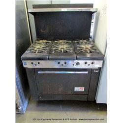 SOUTHBEND 6-BURNER GAS OVEN (print sequence:) FY1101067