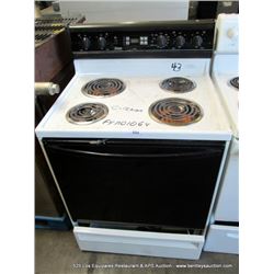 AMANA ELECTRIC SELF CLEAN OVEN (print sequence:) FY1101064