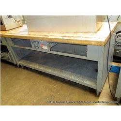 BUTCHER BLOCK TABLE (print sequence:) 514228