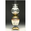 Doulton Lambeth Stoneware Oil Lamp, Hannah Barlow, Lucy Barlow and Mary Aitken, dated 1882...