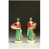 Image 1 : Pair of Ercole Barovier Peasant Figures, c.1935...